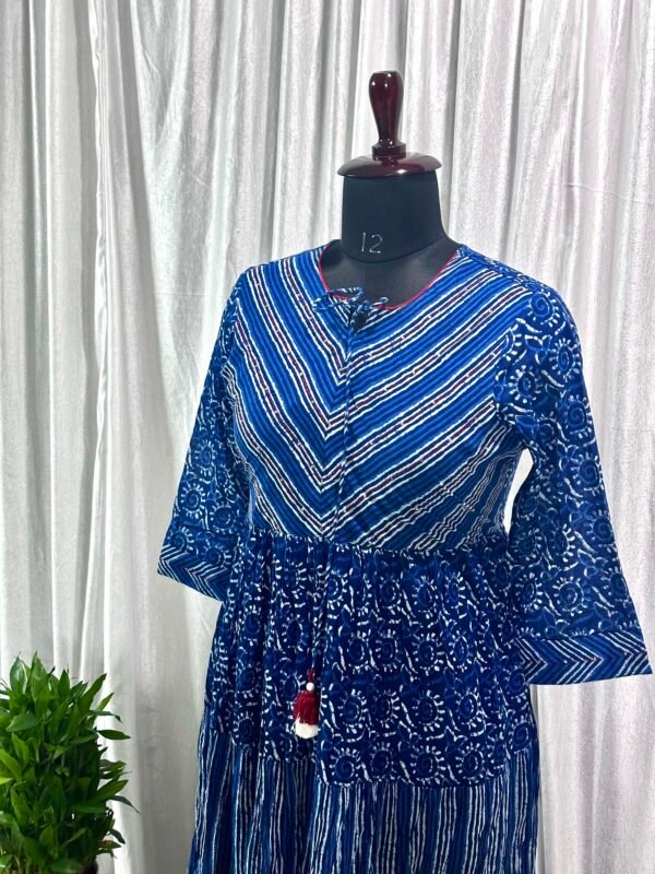 INDIGO COTTON 1PC DRESS - Image 3