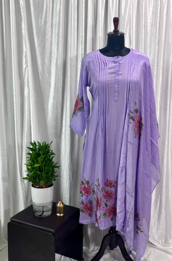 CHINNON FABRIC LAVENDER 3-PIECE SET