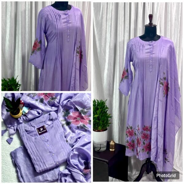 CHINNON FABRIC LAVENDER 3-PIECE SET - Image 4